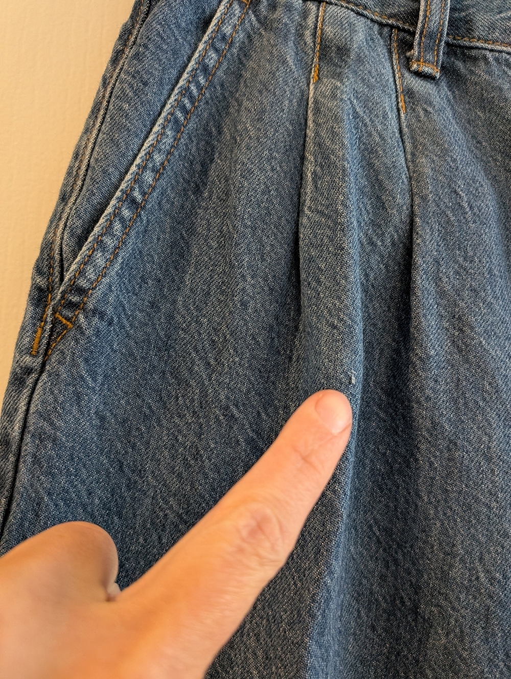 Madewell The Harlow Wide Leg Jean in Fairson Wash Size 26 Baggy Straight Denim - Picture 5 of 16